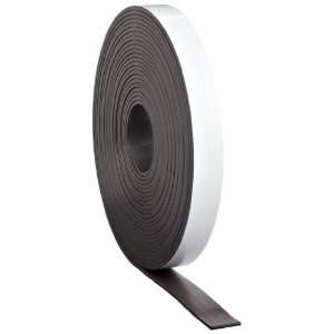 Flexible Magnet Tape, 1/16 Thick, 1 Width, 100 Foot Roll (1 roll 