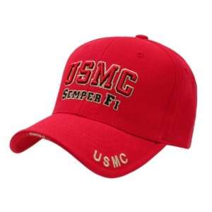   Cap Hat, Baseball Cap Hat Military Branch Caps Marines Cap, Red