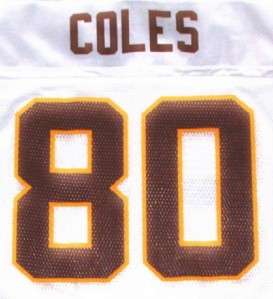 Washington Redskins #80 Laveranues Coles NFL Jersey.XL  
