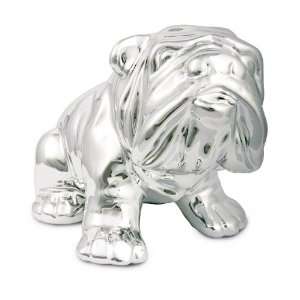 modern and contemporary bulldog silver sculptures 