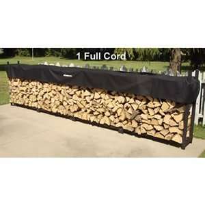  16ft Woodhaven Firewood Rack   Black