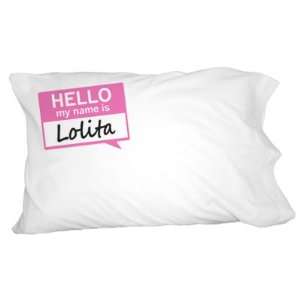  Lolita Hello My Name Is Novelty Bedding Pillowcase Pillow 