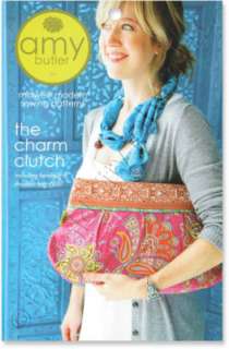 Amy Butler Charm Clutch Purse Handbag Sewing Pattern  