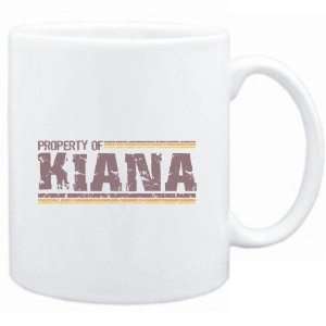 Mug White  Property of Kiana   Vintage  Female Names  