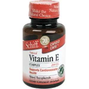 Schiff Vitamins Supports Cardiovascular Health Vitamin E Complex 100 