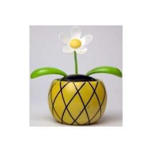  Solar powered flower swaying in a Pineapple designed pot 