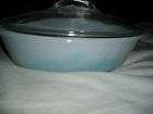 VINTAGE GLASBAKE OVAL COVERED ONE QUART CASSEROLE ~~AWESOME~~MAD​E 