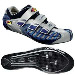  Northwave 2006 Aerator 3 Strap Road Cycling Shoe (Blue 