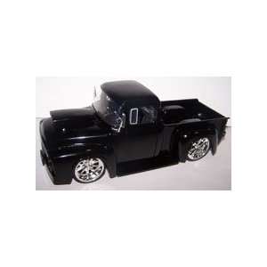  Scale Btm 1956 Ford F 100 with Hood Scoop in Color Black Toys & Games