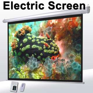 MOTORIZED ELECTRIC PROJECTOR PROJECTION SCREEN 100  