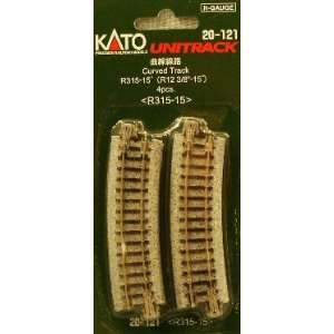  Kato 20121 Curved Track R315 15d (4) Toys & Games