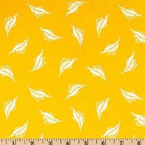  45 Wide Luna Leaves Sunshine Fabric By The Yard Arts 
