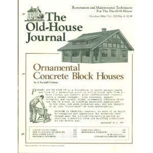  The Old House Journal October 1984   Ornamental Concrete 