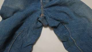 Item Pair of Levis 501 XX jeanstwo tone stitchingback of top 