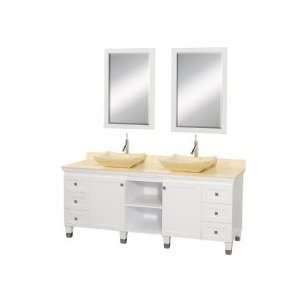   . Espresso Double Bathroom Vanity Set Color   White