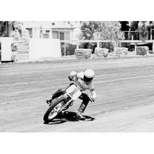 Jerry Smith   Kenny Roberts 750 Yamaha Flat Track Giclee Canvas 