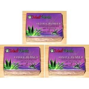  3 Medi Herbs Hair Grower Patchouli Aloe Shampoo Bar 