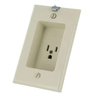  688 T 1 Gang Recessed 2 Pole 3 Wire 15A 125V NEMA 5 15R, Residential 
