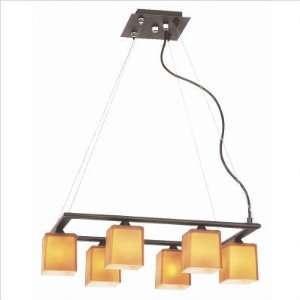  Access Lighting 64016 Hermes Cable Chandelier with Amber 