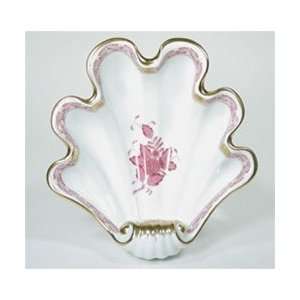  Herend Chinese Bouquet Raspberry Shell Dish Kitchen 