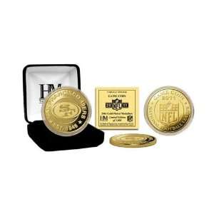  San Francisco 49ers 24KT Gold Game Coin