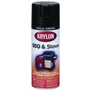 12 oz Aerosol Can High Heat BBQ/Stove Aluminum Enamel KRYLON Paint 