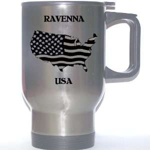  US Flag   Ravenna, Ohio (OH) Stainless Steel Mug 
