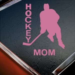  Hockey Mom Pink Decal Truck Bumper Window Vinyl Pink 