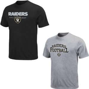  NFL Oakland Raiders Big & Tall Short Sleeve T Shirt Combo 