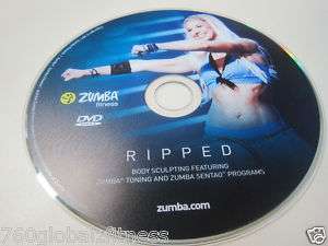 Zumba Ripped Workout DVD from the Exhilarate DVDs set Have fun while 
