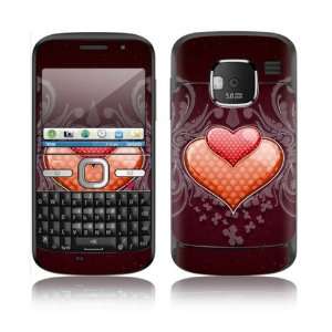  Nokia E5 E5 00 Decal Skin Sticker   Double Hearts 