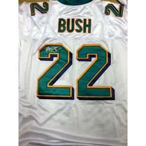 Reggie Bush Signed Uniform   Miami Dolphins   Autographed NFL Jerseys 