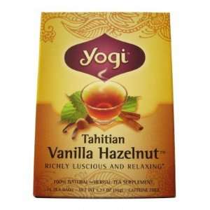  Yogi Tea  Tahitian Herbal Tea Supplement, Vanilla Hazlnt 