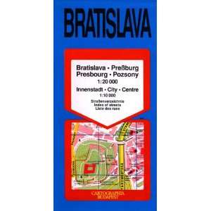  Bratislava, Slovakia Scale 120,000 (9789633527375 