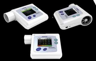 2012 FDA CE Digital Spirometer PEF FEFV1 FEF lung volume device 1year 