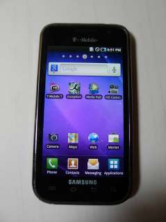 GREAT Samsung Galaxy S 4G SGH T959V   Charcoal gray (T Mobile 