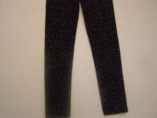 NWT Bongo Girls Jegging Size 10 Leggings Skinny Jeans Stars Black 