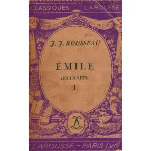  Emile I (Extraits) Books