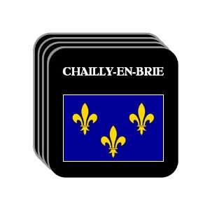  Ile de France   CHAILLY EN BRIE Set of 4 Mini Mousepad 