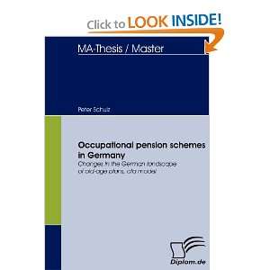  pension schemes in Germany Changes in the German landscape 