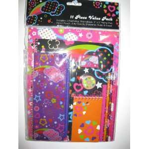  Girls 11 Pc School Supplies Value Pack Gift Set School 