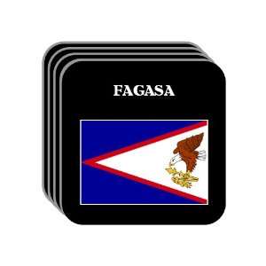 American Samoa   FAGASA Set of 4 Mini Mousepad Coasters