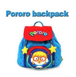 Pororo Backpack for toddler kid star bag packsack New  