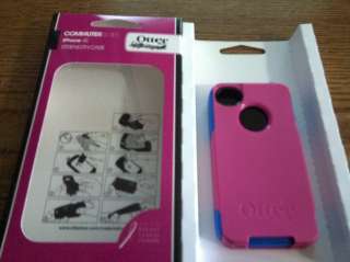   IPHONE 4S OTTERBOX COMMUTER NEW RELEASE SERIES STRENGHT CASE PINK/BLUE
