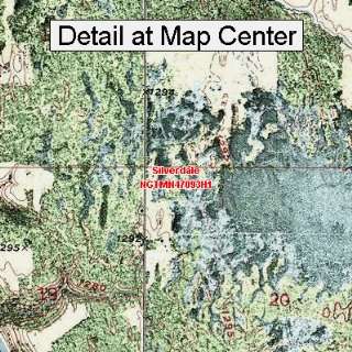  USGS Topographic Quadrangle Map   Silverdale, Minnesota 
