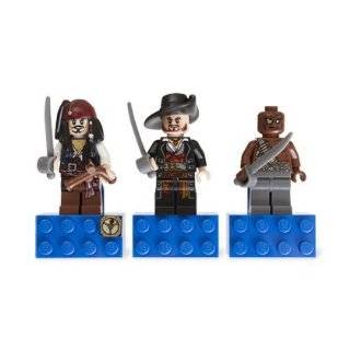 LEGO Pirates of the Caribbean Magnet Set Jack Sparrow, Hector 