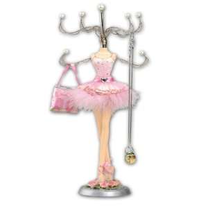  Ballerina Jewelry Stand Organizer   Pink
