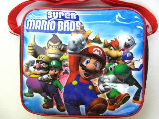Nintendo Super Mario, Luigi, yoshi (lunch bag & bottle)  