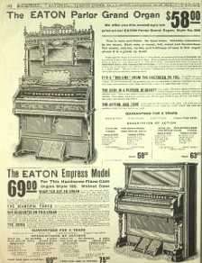 1909 T. Eaton Company Fashion Furniture Catalog on CD  
