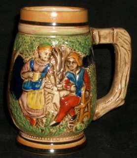 vintage beer stein mug tankard vintage antique schloss anholt english 